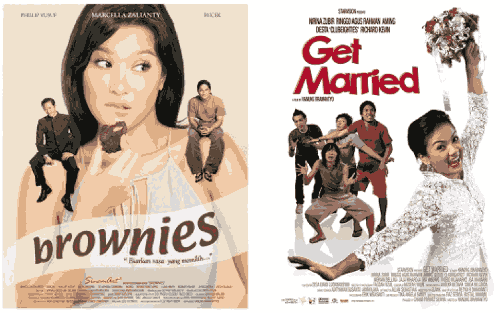 2005 dan 2007: Hanung Bramantyo (Brownies dan Get Married)